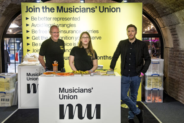 With Maddy Radcliff and Sam Jordan at BBC Introducing 2018