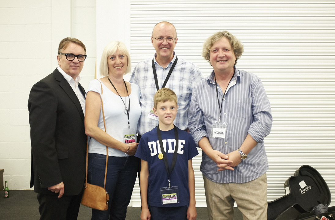 Chris Difford, Glenn Tilbrook and the Ames family!