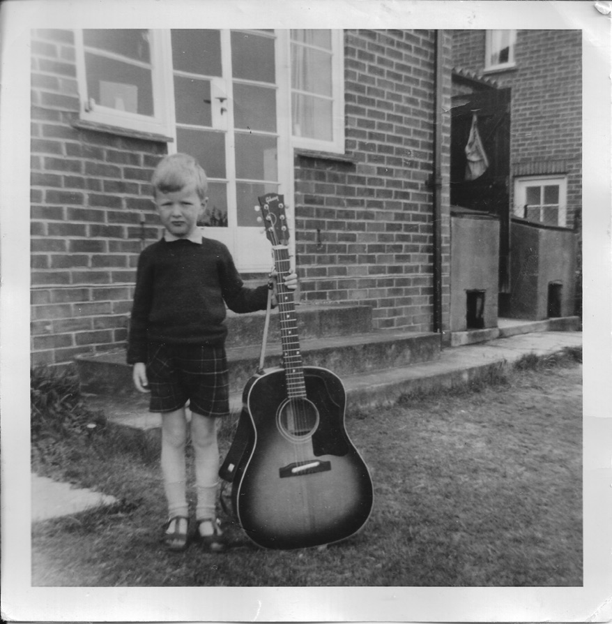 KA and guitar circa 1963